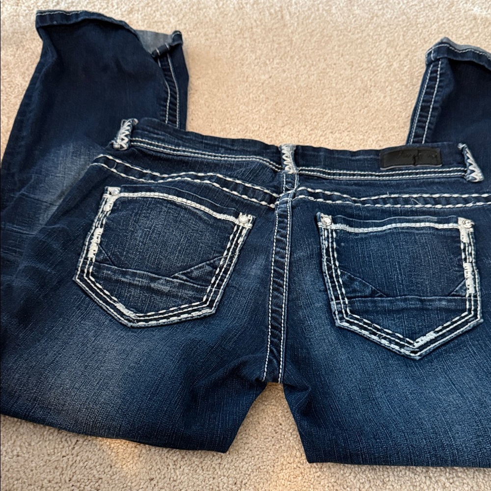 Day Trip Leo Women's Boot Cut Jeans in Dark Indigo